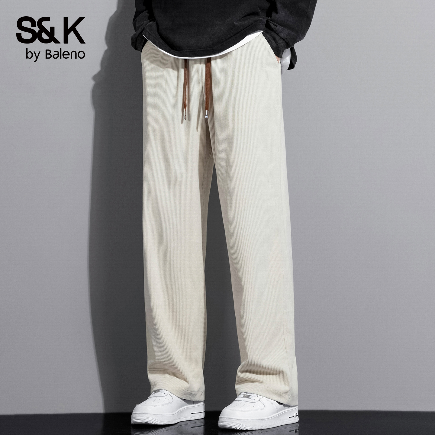 班尼路SK新款宽松潮流时尚休闲裤