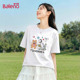 2026春夏新款 班尼路白色纯棉短袖 t恤女款 绝美漂亮小个子圆领上衣H