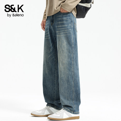 班尼路SK系列夏季美式牛仔裤男