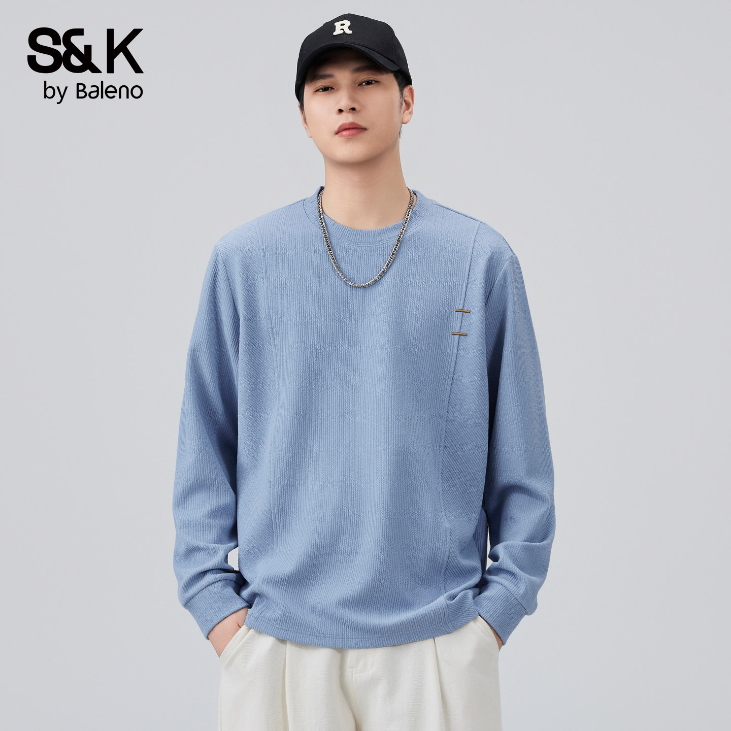 班尼路SK圆领卫衣男士新款春秋季