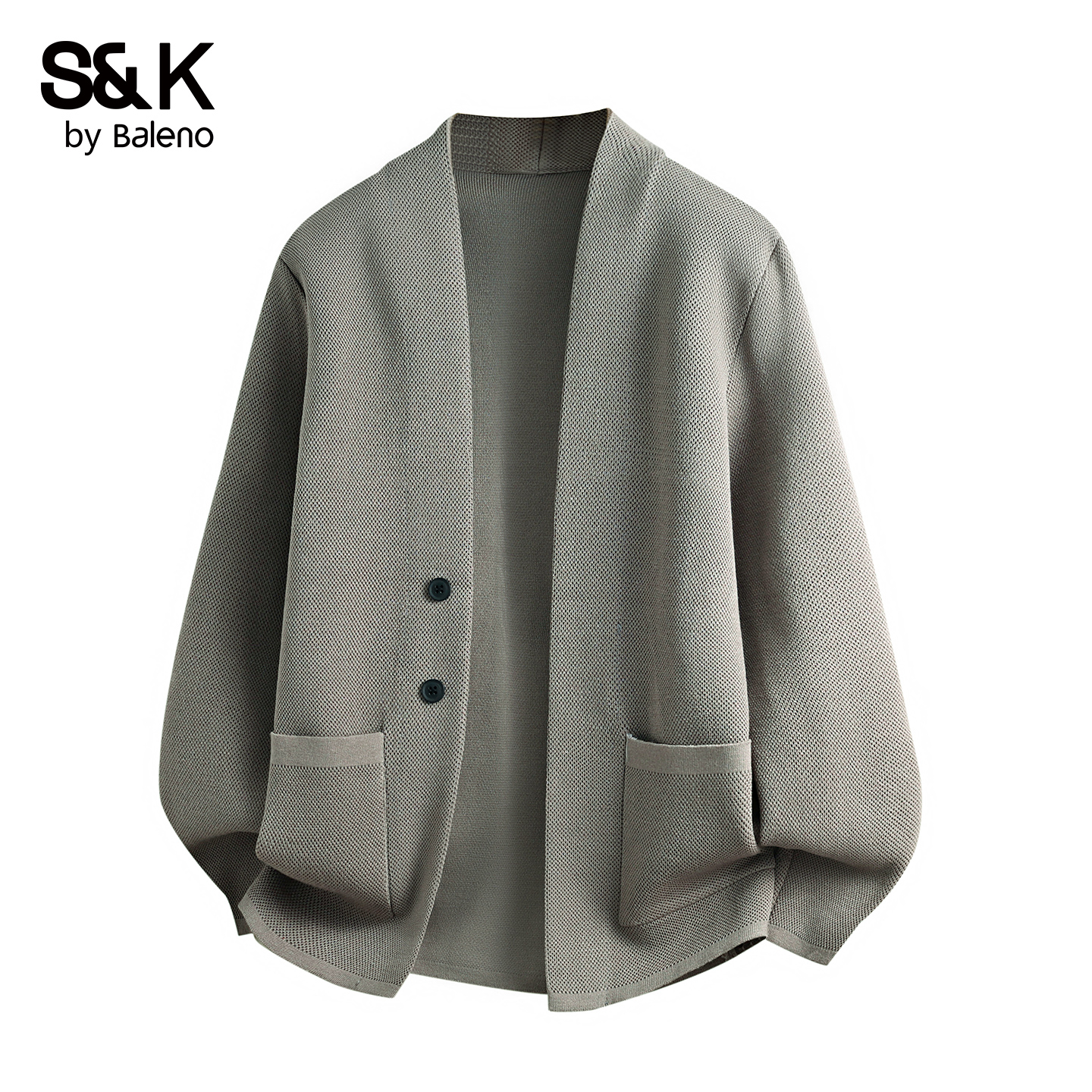 班尼路SK毛衣男秋季新款立领纽扣