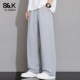 班尼路SK简约显瘦休闲裤 子男YS 宽松直筒垂坠感长裤 男2026新款 春季