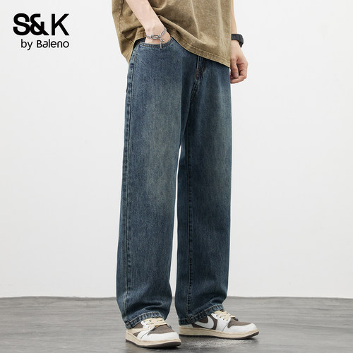 班尼路SK2026新款春夏男士牛仔裤