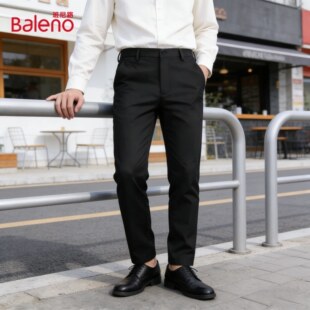 直筒长裤 班尼路男式 子男裤 子高弹力亲肤舒适透气裤 男J 商务休闲裤