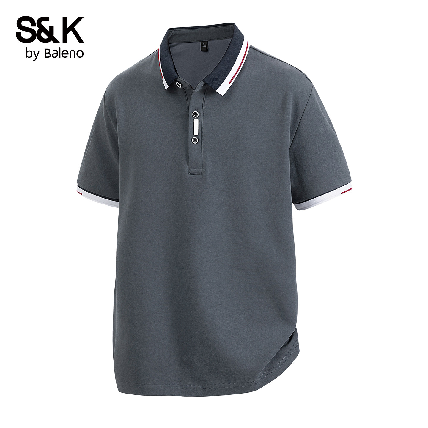 班尼路SK2026新款夏季男士短袖t恤衫冰丝衬衫领半袖polo领潮流YS