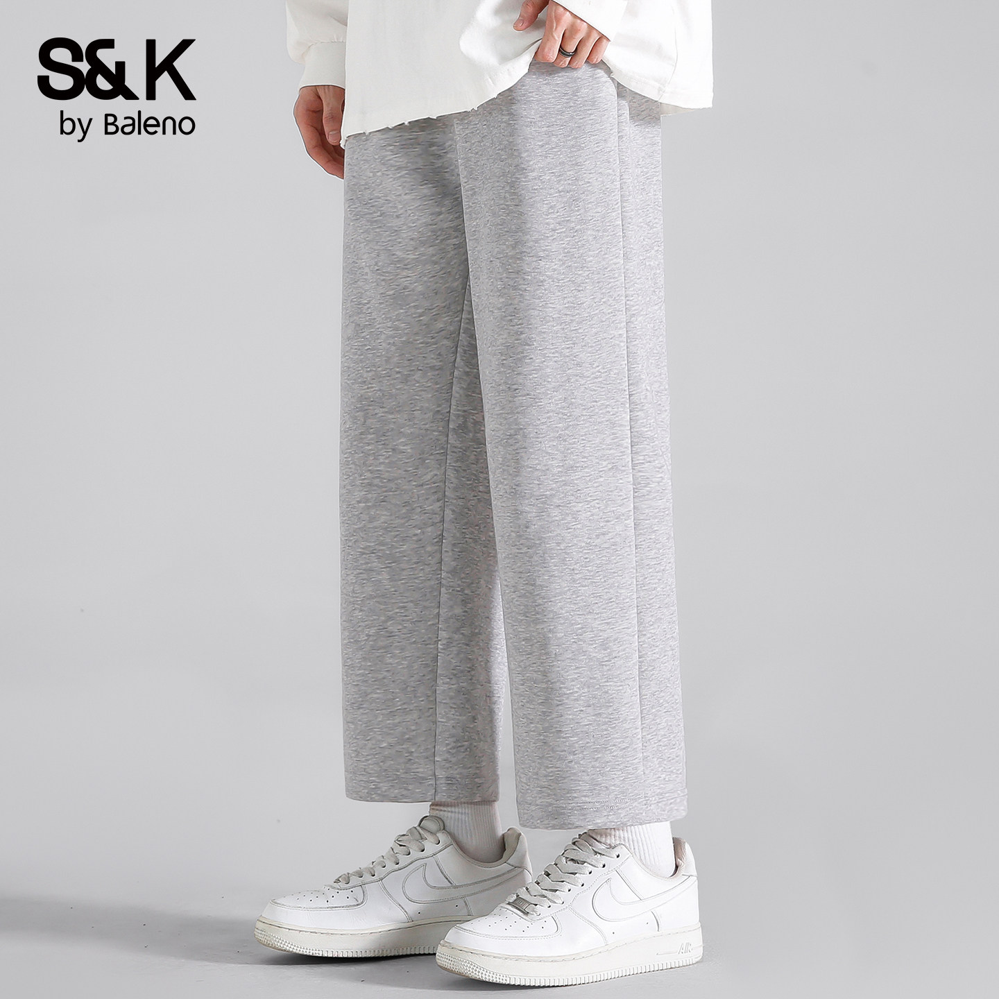 班尼路SK加绒保暖简约直筒休闲裤男宽松加厚亲肤九分百搭裤子男YS,男装,休闲裤,淘宝优惠券,粉丝福利购,淘宝优惠卷