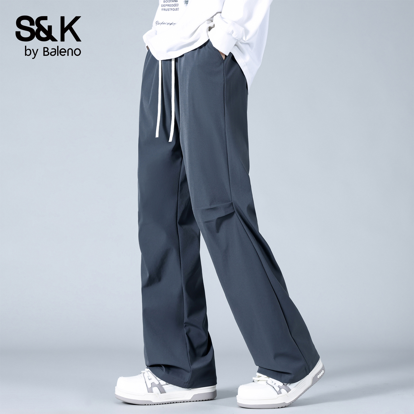 班尼路SK美式垂感休闲裤子男款