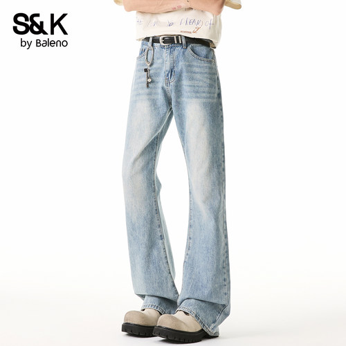 班尼路SK2026新款春夏男士牛仔裤