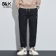 男士 宽松运动工装 2025秋季 班尼路SK休闲裤 新款 潮牌束脚长裤 裤 子YS
