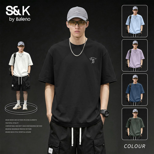 班尼路S&K系列男士短袖t恤夏季