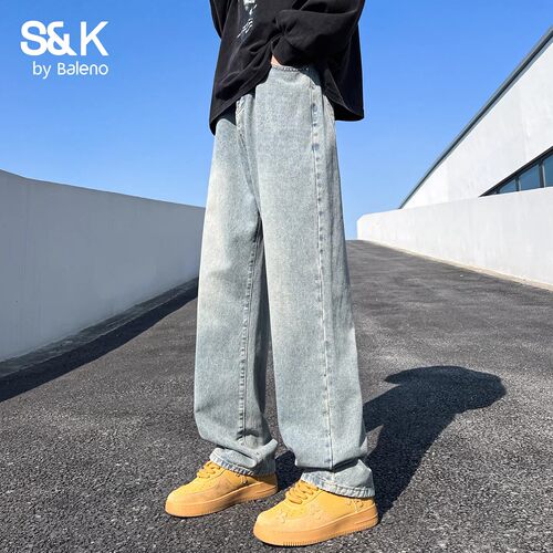 班尼路SK2026新款春夏男士牛仔裤