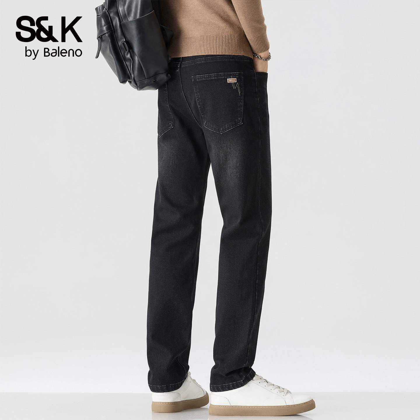 班尼路SK牛仔裤男士秋冬新款百搭