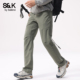 男士 2026新款 直筒长裤 班尼路SK户外运动登山裤 宽松舒适防风裤 子YS