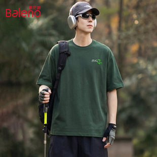 宽松圆领印花时尚 T恤男2026新款 百搭上衣YS 短袖 班尼路休闲风夏季