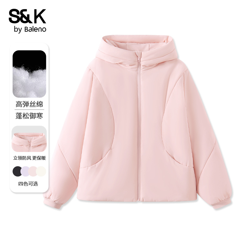 连帽棉服女款冬季棉袄2025新款