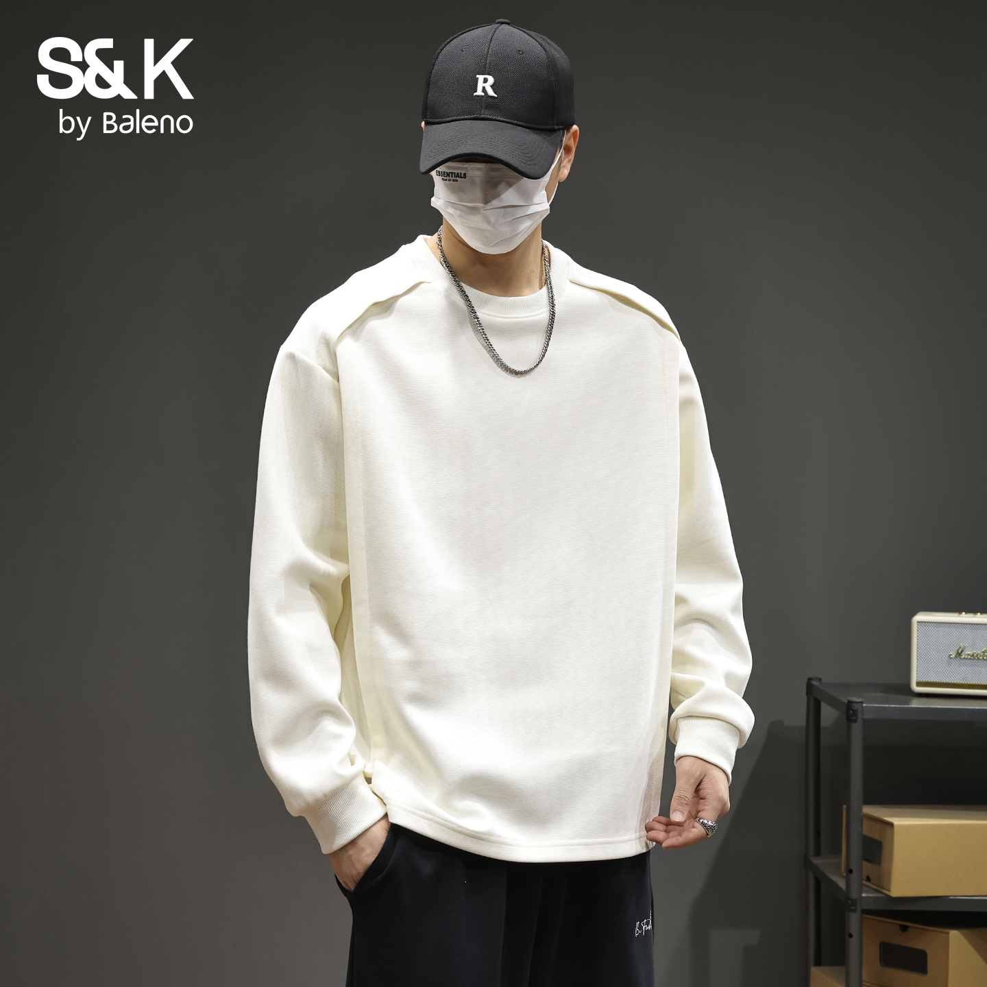 班尼路SK圆领卫衣男秋季2025新款