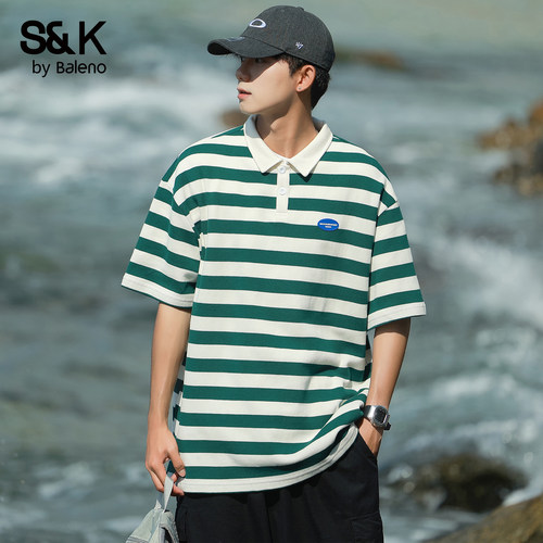 班尼路SK夏季翻领短袖POLO衫男士