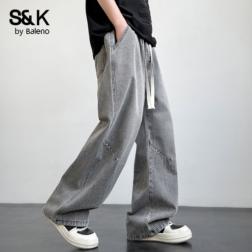 班尼路SK2026新款春夏男士牛仔裤