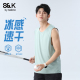 纯色透气坎肩冰丝速干无袖 班尼路S&K系列运动背心男夏季 新款 t恤A