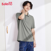 高级美式 男款 班尼路短袖 男士 夏季 商务休闲新款 衫 翻领polo衫 短袖