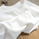 班尼路S&K系列白色纯棉短袖 上衣M 宽松休闲半袖 t恤女2026新款 夏季