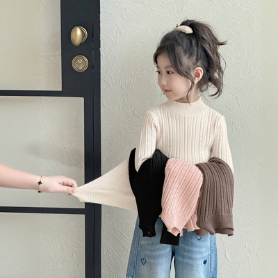 女童2025秋冬新款基础打底衫