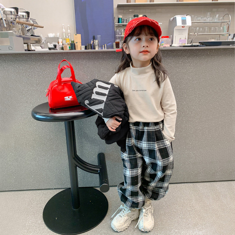 女童打底衫2026新款女孩半高领宝宝秋装长袖T恤儿童秋冬洋气上衣,童装/婴儿装/亲子装,T恤,淘宝优惠券,粉丝福利购,淘宝优惠卷