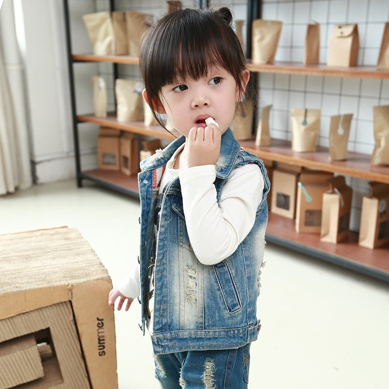 Gilet fille en toile - Ref 2071126 Image 4