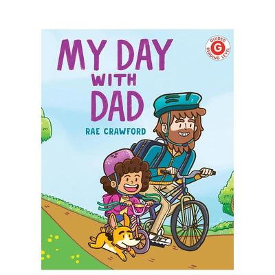 【预售】我和爸爸的一天My Day With Dad英文进口原版儿童图书3-6岁分阶读物Crawford  Rae