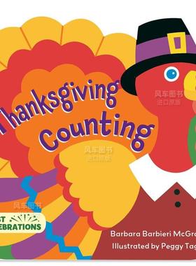 【预售】感恩节的计数 Thanksgiving Counting(First Celebrations) 英文原版儿童节日绘本故事书 幼儿英语启蒙纸板书0-3岁