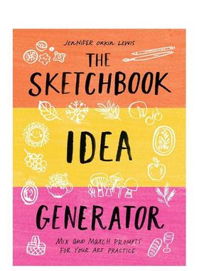 【预售】The Sketchbook Idea Generator: Mix-and-Match Prompts for YourArt Practice 写生簿想法生成器充满艺术尝试的混搭手