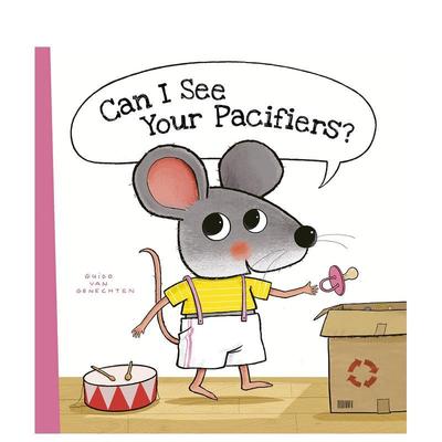 【预售】我能看看你的奶嘴吗？Can I See Your Pacifiers?英文进口原版儿童图书3-6岁桥梁书Guido Van Genechten