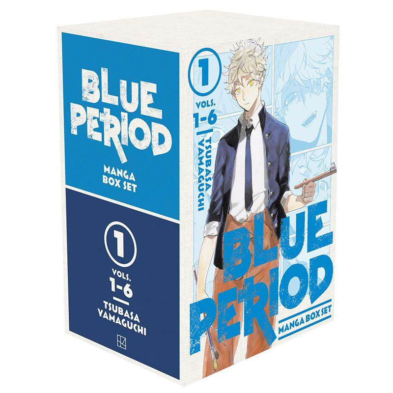 【预售】蓝色时期 套装#1-6 赠限定涂色书 Blue Period Manga Box Set 1 进口原版 英文漫画 外文进口原版图书籍Kodansha Comics