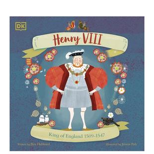 亨利八世 Great 现货 伟大领袖 9岁Ben Jenn 儿童绘本图书6 History 历史上 Henry Leaders Hubbard VIII英文进口原版