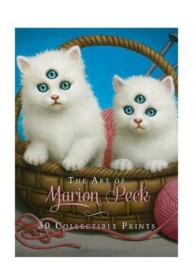 【现货】 马里恩·派克的艺术:30张可收藏的明信片 The Art of Marion Peck:A Portfolio of 30 Deluxe Postcards 英文原版图书籍