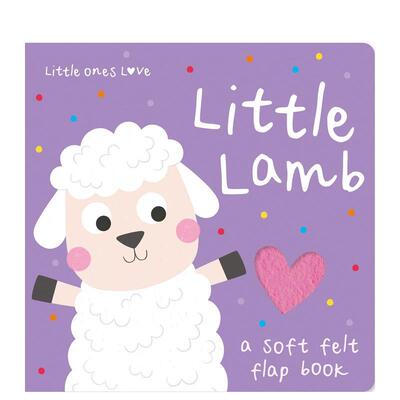 【预售】【启蒙触摸书】小宝贝爱小绵羊Little Ones Love Little Lamb英文进口原版儿童趣味图书Holly Hall  Damien Barlow3-6岁