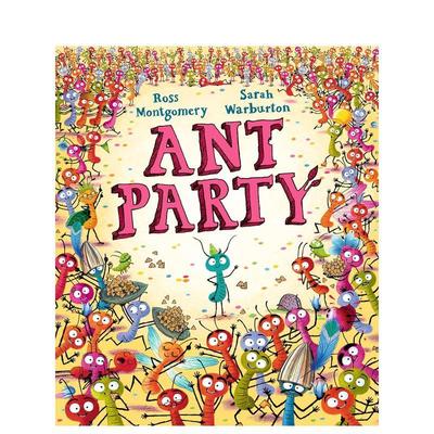 【现货】蚂蚁派对 Ant Party 水石书店年度绘本创作者 英文进口原版儿童人际关系绘本6-9岁Ross Montgomery外文图书籍