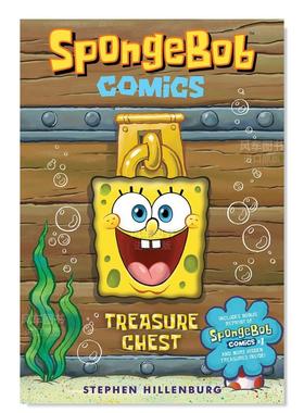 【现货】海绵宝宝漫画4:宝箱 SpongeBob Comics: Treasure Chest 英文原版漫画儿童漫画故事书动画 派大星章鱼哥珊迪蟹老板