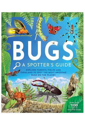 【现货】昆虫世界 Bugs 英文进口原版儿童绘本图书Pauline Savage