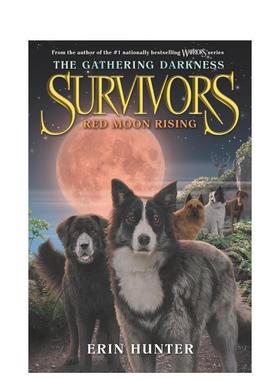 【现货】幸存者:聚集的黑暗4:红月亮升起Survivors: The Gathering Darkness 4: Red Moon Rising英文进口原版儿童图书分阶读物Hu