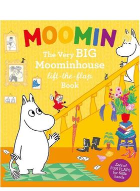【现货】【翻翻书】探索姆明屋Moomin's BIG Lift-the-Flap Moominhouse英文进口原版儿童趣味图书3-6岁Tove Jansson
