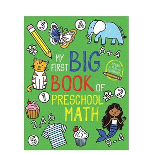 涂色启蒙书：学前数学My Books3 Bee Coloring 现货 我 Preschool Big First 儿童趣味图书Little Book Math英文进口原版