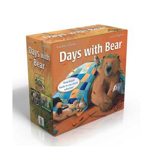 and 和熊在一起 Days 套装 Bear Wilson Jane 儿童故事图书Karma 日子 Set英文进口原版 Box 6岁 Chapman3 with 预售
