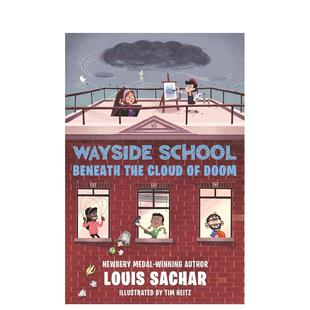 【现货】 Wayside School Beneath the Cloud of Doom，厄运之云下 英文原版图书 Sachar 儿童分阶阅读