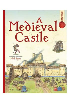 【现货】壮观的视觉指南:中世纪城堡 Spectacular Visual Guides: A Medieval Castle 英文进口原版儿童绘本