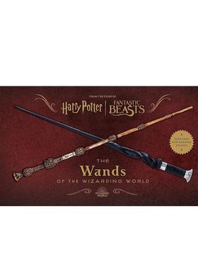 【现货】哈利波特：魔法世界的魔杖（增订版） 视觉指南Harry Potter: The Wands of the Wizarding World 英文影视图书