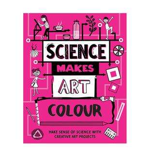 【现货】【科学创艺家】色彩炼金术 【Science Makes Art】Colour 英文进口原版儿童绘本图书 STEAM教育跨学科Hilary Devonshire