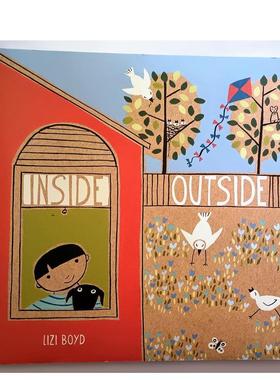【现货】里面与外面Inside Outside英文进口原版儿童趣味图书3-6岁Lizi Boyd