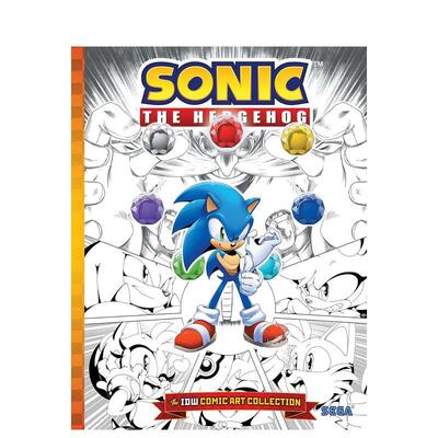 【预售】刺猬索尼克：IDW漫画艺术收藏 Sonic the Hedgehog: The IDW Comic Art Collection 英文漫画进口原版图书籍