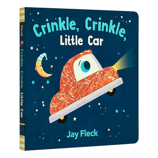 Little 城市人文 交通工具 图书籍正版 现货 Crinkle Jay 叮当 Car 儿童绘本 小汽车 Fleck 英文原版
